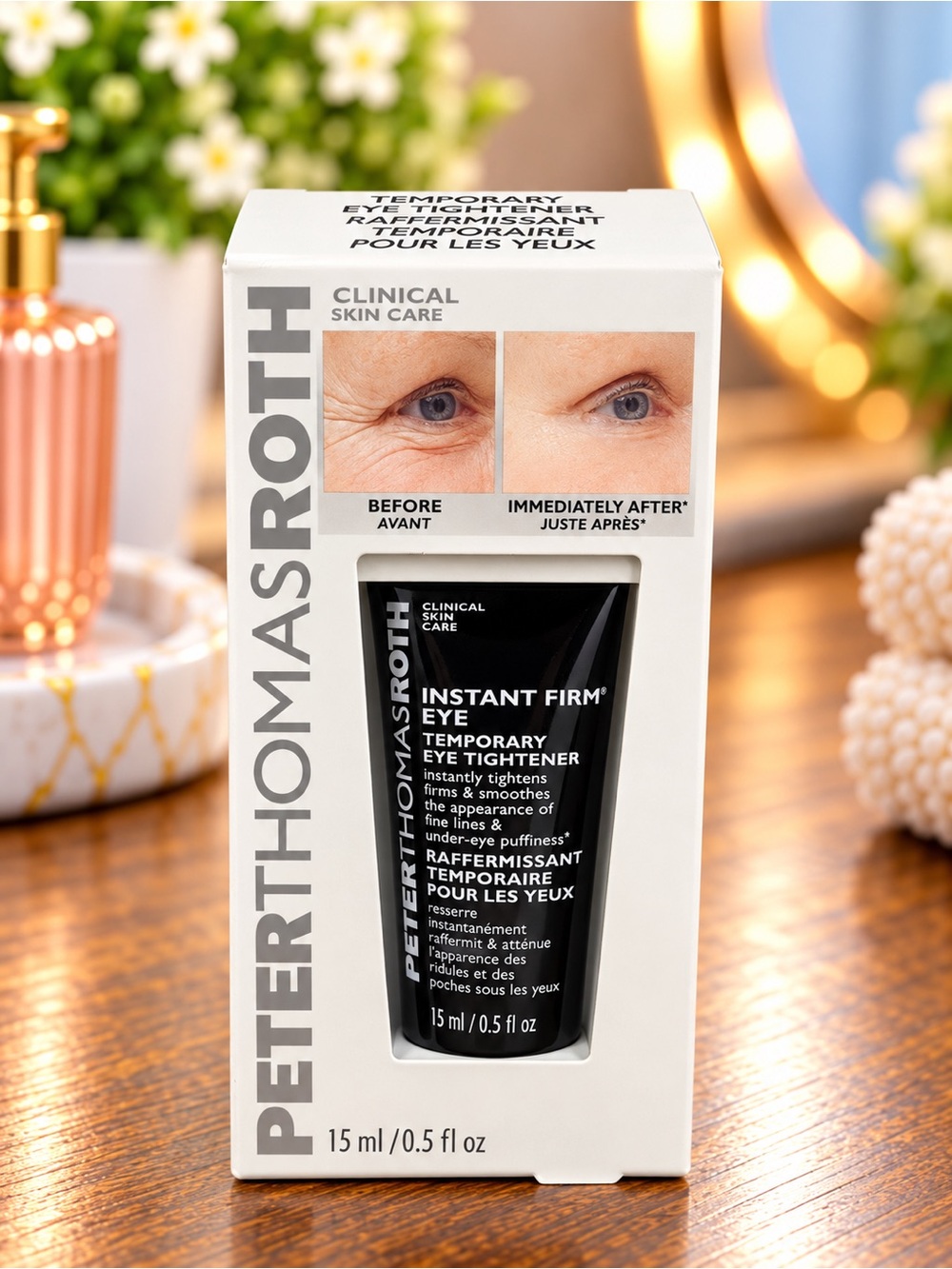Peter Thomas Roth Instant Firm Eye Tightener - Black and White Packaging
